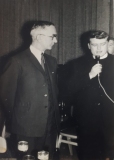 Irish Ambassador Jack Molloy and Fr McLaughlin at 1st Irish Centre on Derby Road
